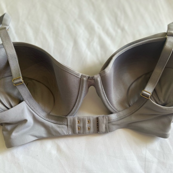 *THIRDLOVE  24/7 Classic Contour Plunge Bra NWT Grey O-36 - Picture 9 of 12